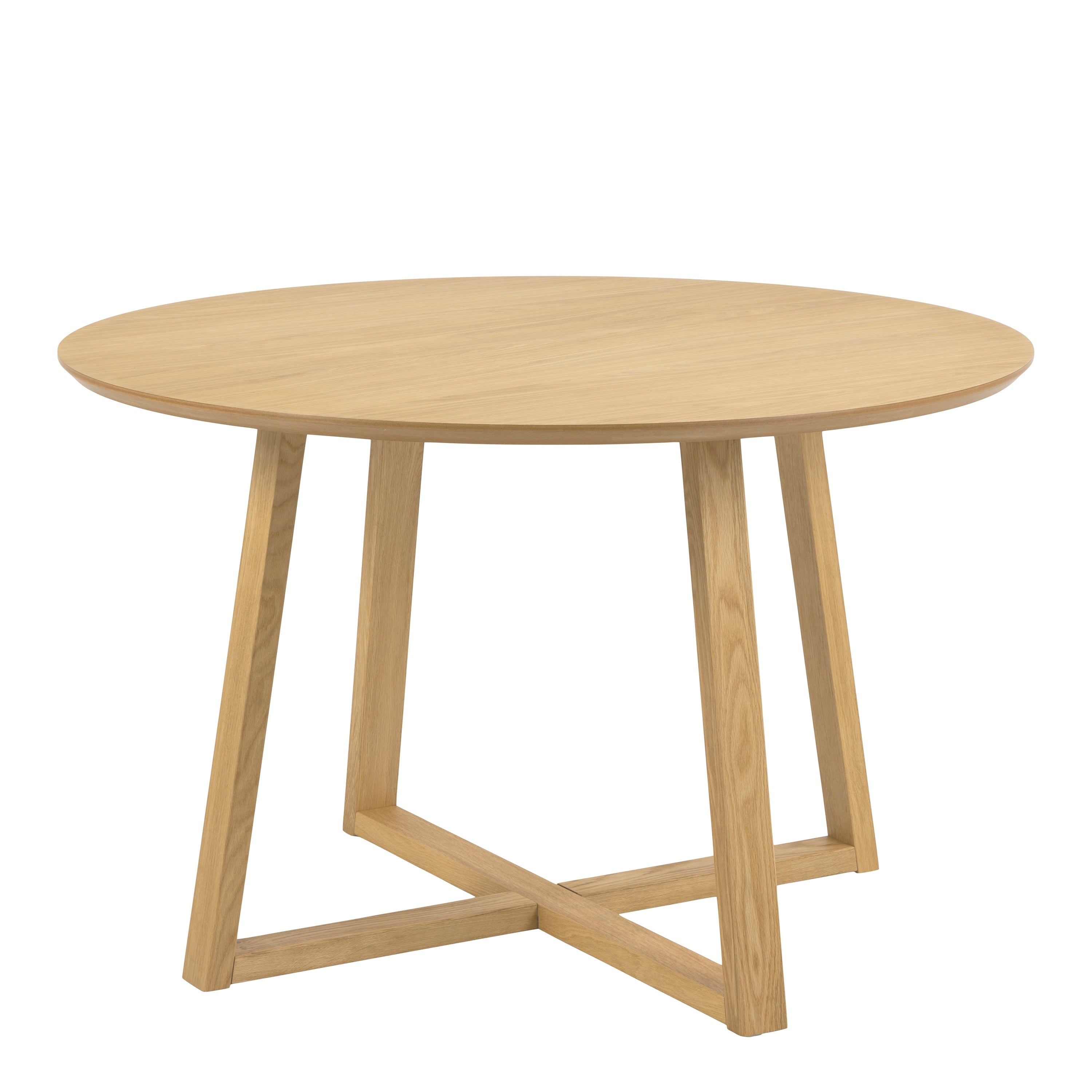 Malika Round Dining Table in Oak – FTG