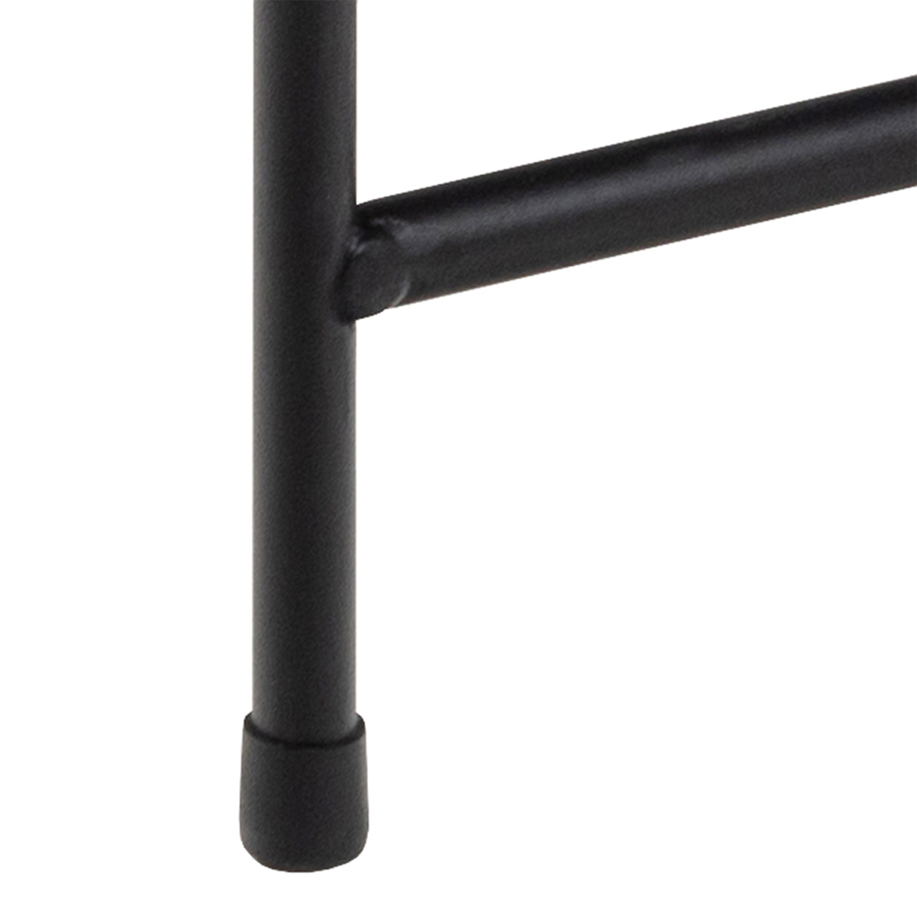 Avila Side Table with Black Polished Marble Stone 52x40cm – FTG, view 10