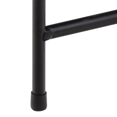 Avila Side Table with Black Polished Marble Stone 52x40cm – FTG, view 10