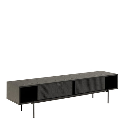 Angus TV Unit in Black – FTG, view 4