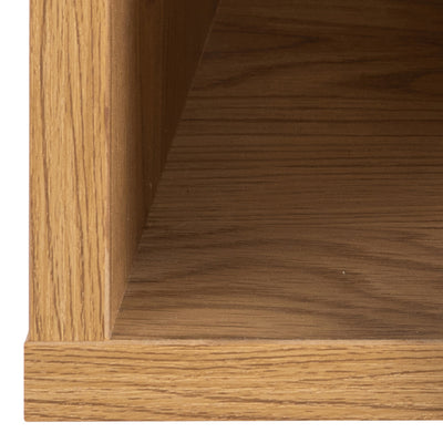 Ashlan Square Bedside Table with 1 Drawers in Oak – FTG, view 10