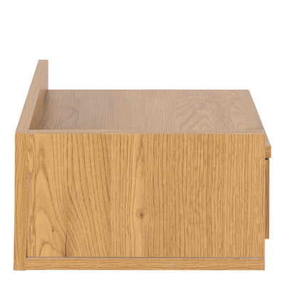 Ashlan Square Bedside Table with 1 Drawers in Oak – FTG, view 3