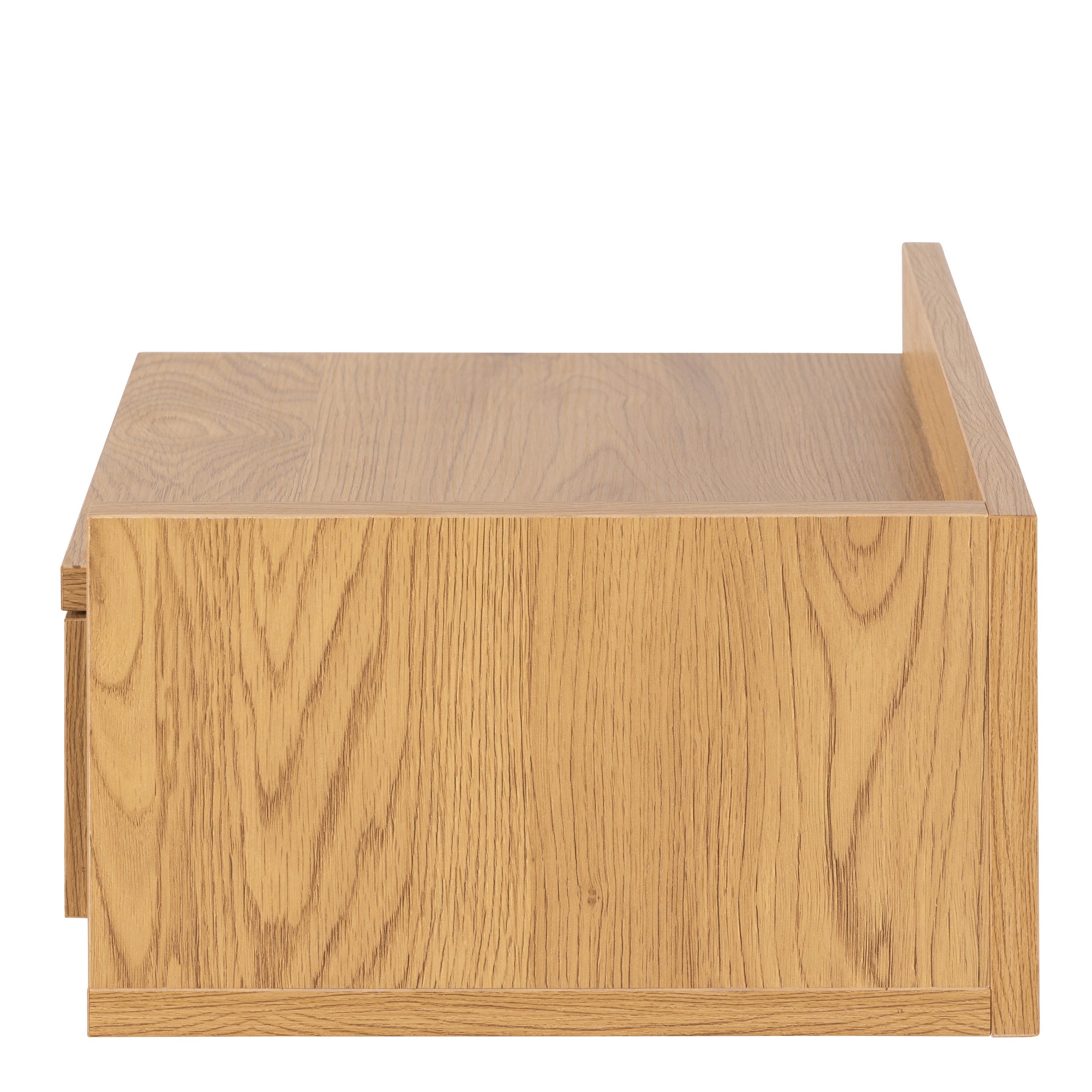 Ashlan Square Bedside Table with 1 Drawers in Oak – FTG, view 6