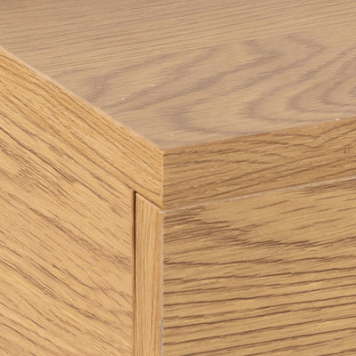 Ashlan Square Bedside Table with 1 Drawers in Oak – FTG, view 9