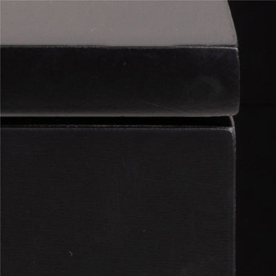 Ashlan Bedside Table in Black – FTG, view 11