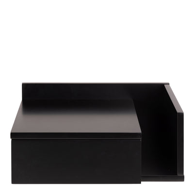 Ashlan Bedside Table in Black – FTG, view 2