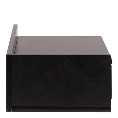 Ashlan Bedside Table in Black – FTG, view 3