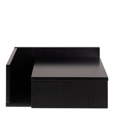 Ashlan Bedside Table in Black – FTG, view 6