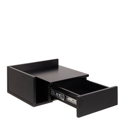 Ashlan Bedside Table in Black – FTG, view 8