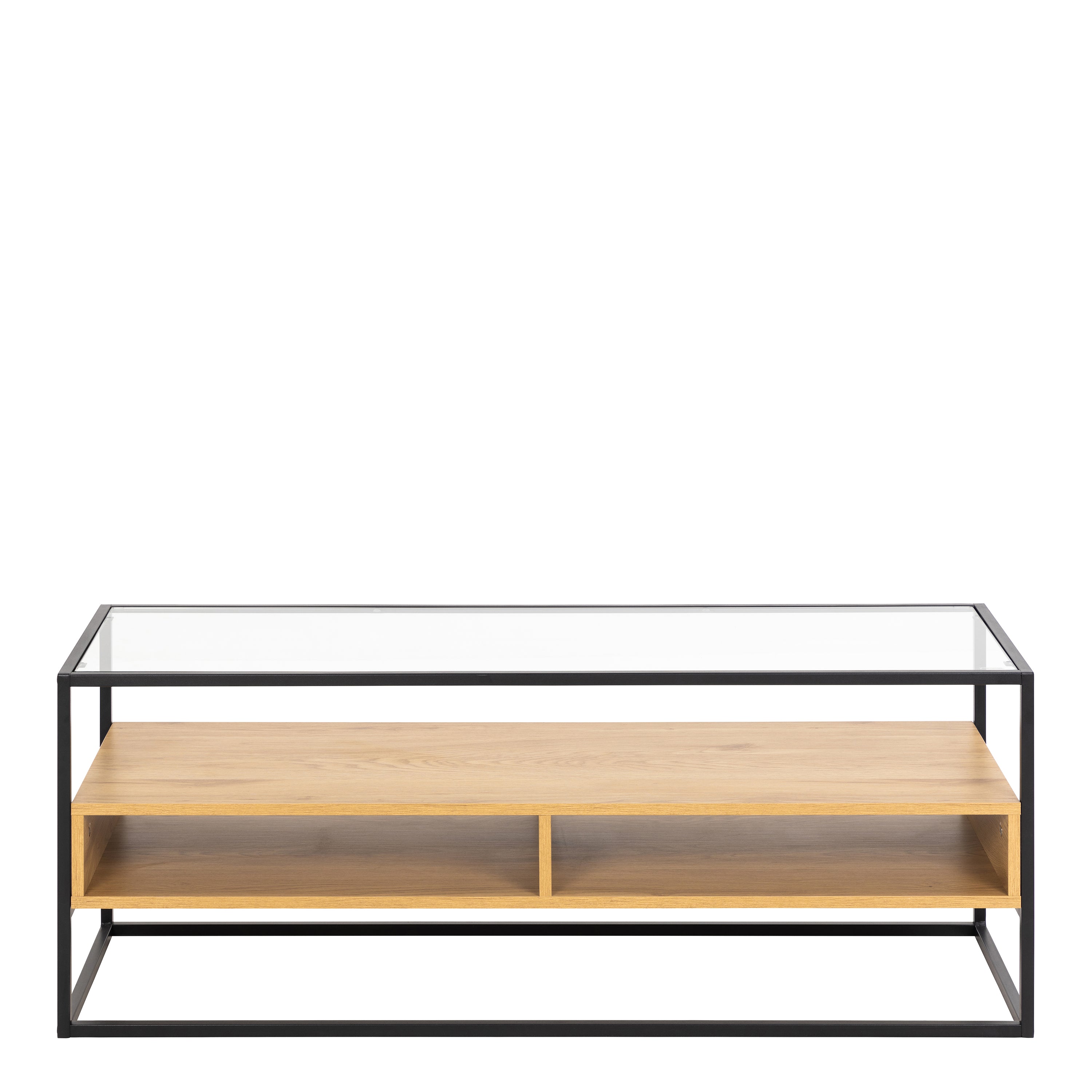 Randolf TV Unitin Black and Oak – FTG, view 2