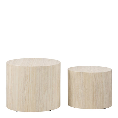 Mice Oval Coffee Table Set in Light Oak – FTG, view 2
