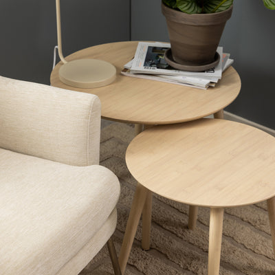 Roslin Coffee Table Set in Bamboo – FTG, view 5