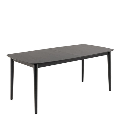 Montreux Rectangular Extending Dining Table in Black 180-219 cm – FTG