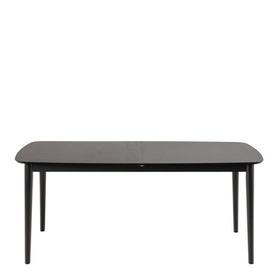 Montreux Rectangular Extending Dining Table in Black 180-219 cm – FTG, view 2