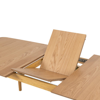 Montreux Rectangular Extending Dining Table in Oak 180-219 cm – FTG, view 4