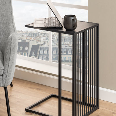 Strington Tall Side Table in Black – FTG, view 5
