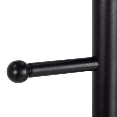 Aspen Coat Hanger, Frame and Base in Matt black – FTG, view 4