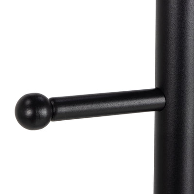 Aspen Coat Hanger in Black – FTG, view 4