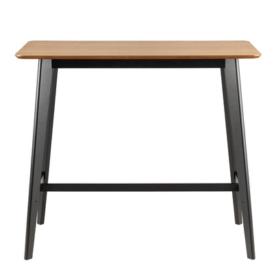 Roxby Bar Table Included 2 Roxby Bar Stool, Black and Oak – FTG, view 3