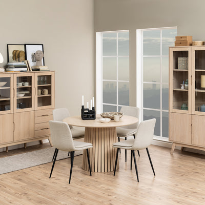 Becca Dining Chair in Beige Set of 4 – FTG, view 4