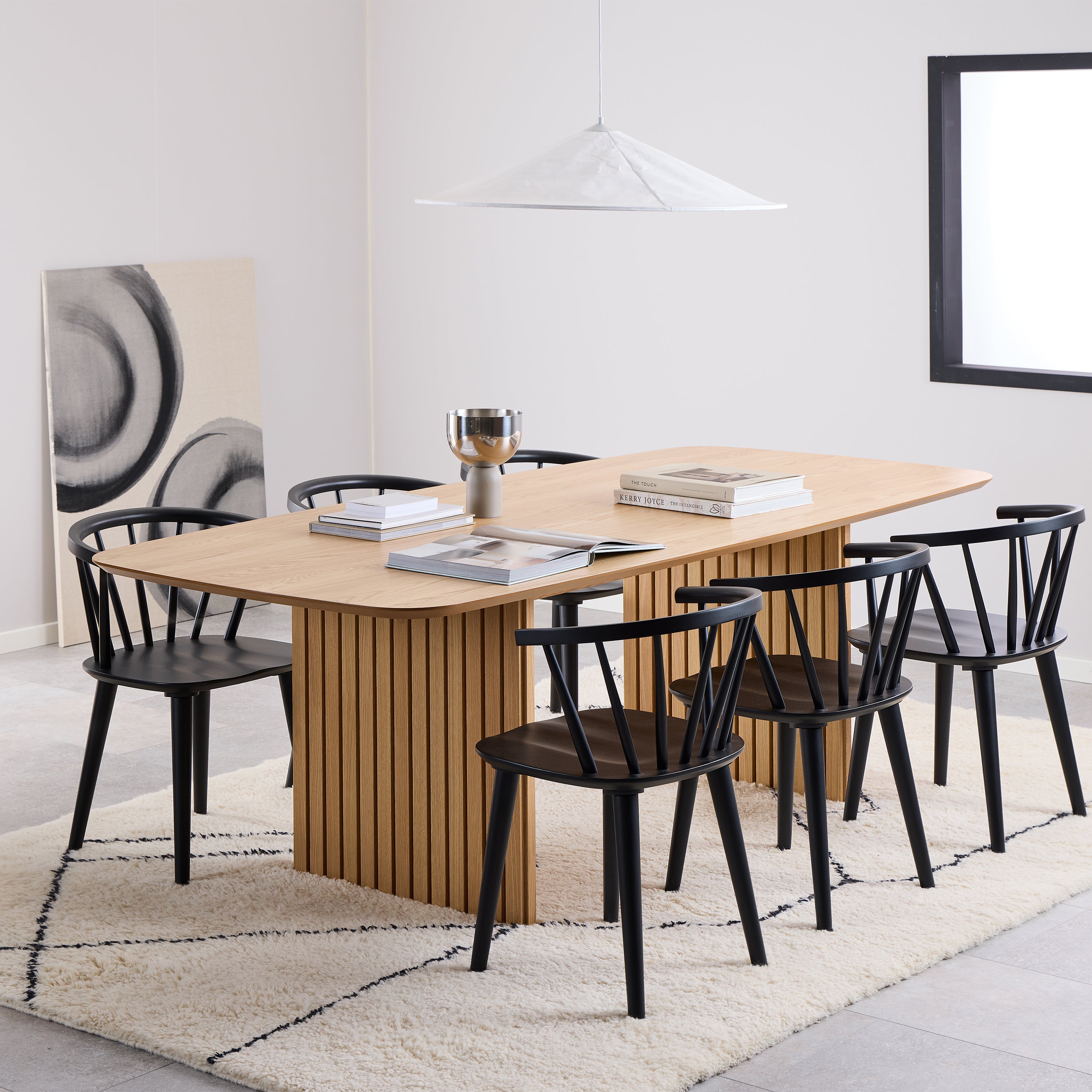Ida Dining Chair in Black Set of 2 – FTG, view 4