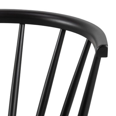 Ida Dining Chair in Black Set of 2 – FTG, view 6