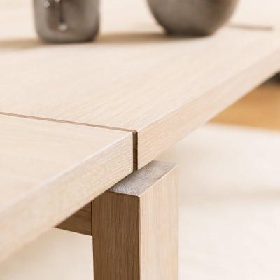 Linley Extendable Dining Table in White Oak 200/300 x 100 x 75cm – FTG, view 8
