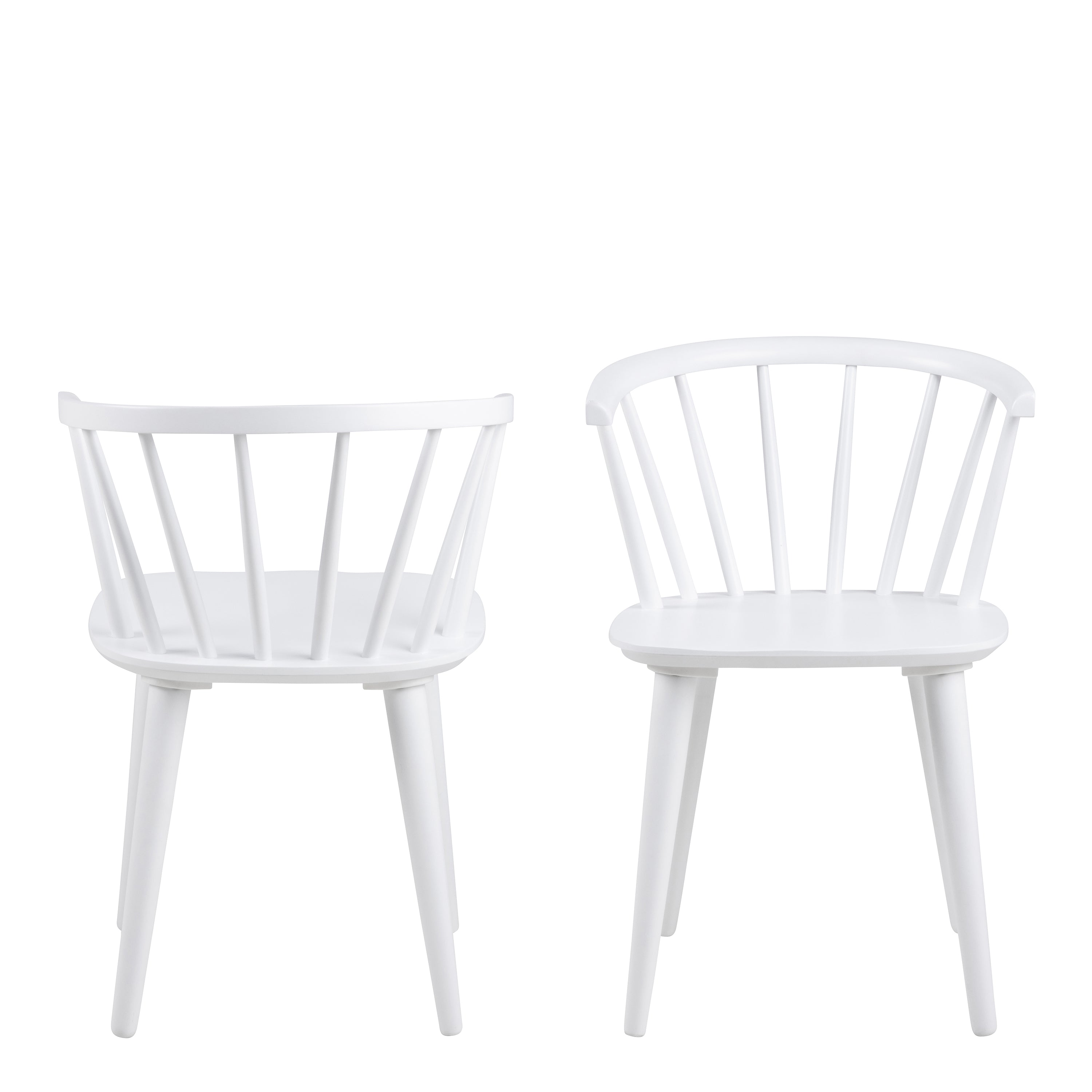 Ida Dining Chair in White Set of 2 – FTG, view 2