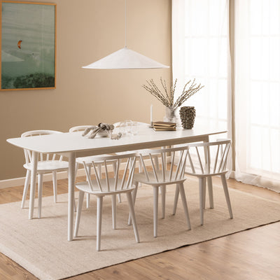 Ida Dining Chair in White Set of 2 – FTG, view 5