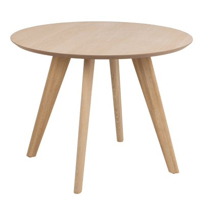 Townsville Round Dining Table in White and Oak – FTG