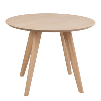 Townsville Round Dining Table in White and Oak – FTG, view 2