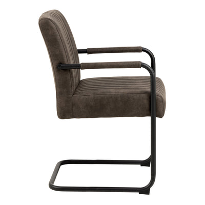Adele Dining Chair in Grey Fabric Set of 2 – FTG, view 3