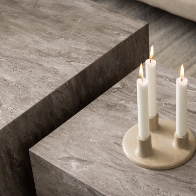 Dice Coffee Table Set in Grey Marble – FTG, view 4