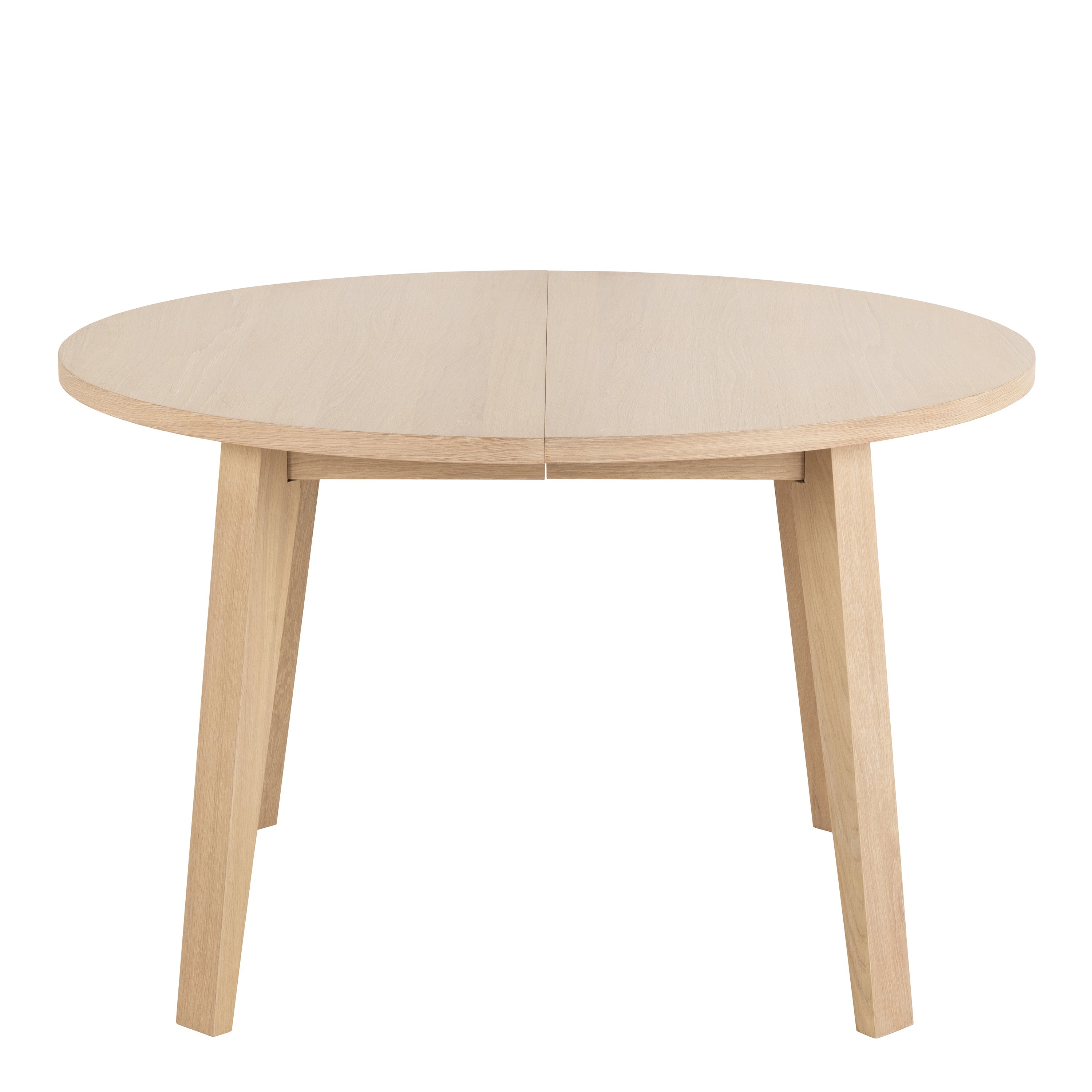 A-Line Round Dining Table in White Oak – FTG, view 2