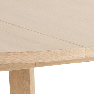 A-Line Round Dining Table in White Oak – FTG, view 5