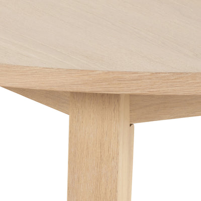 A-Line Round Dining Table in White Oak – FTG, view 6