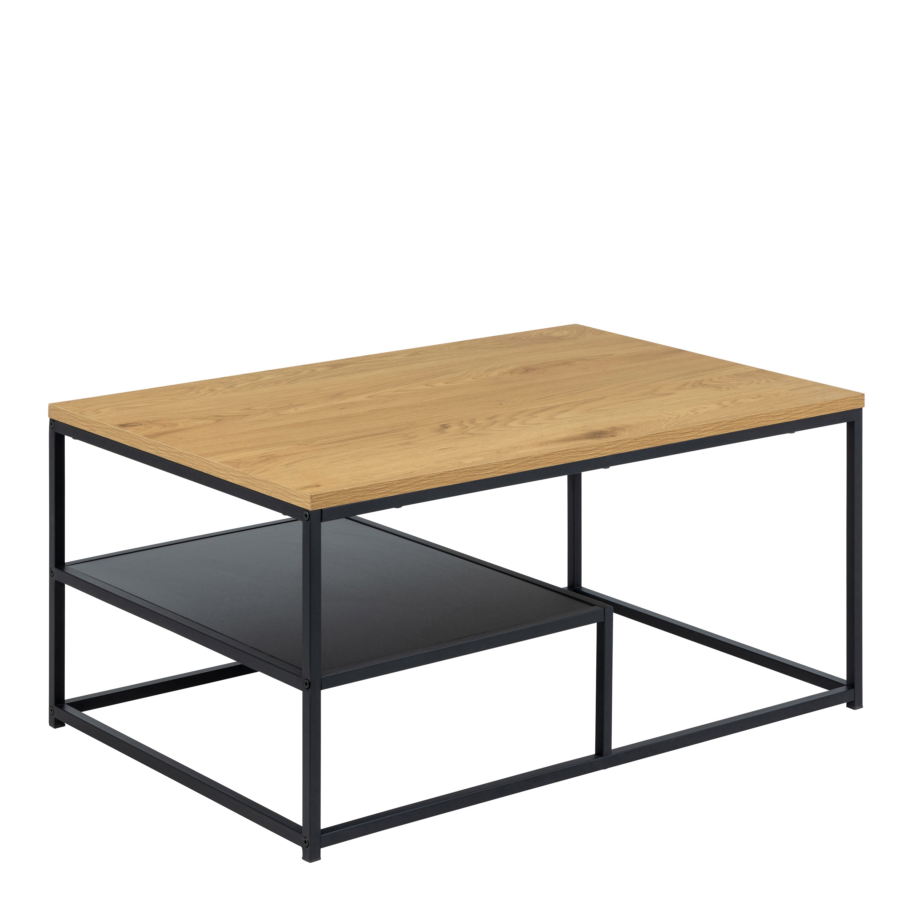 Gila Coffee Table with Open Shelf in Oak – FTG