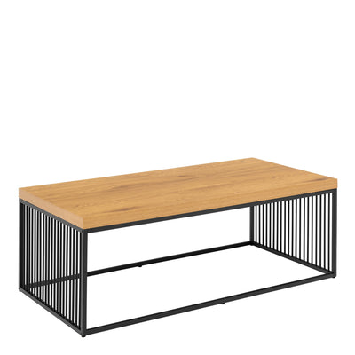 Strington Coffee Table in Black and Oak – FTG