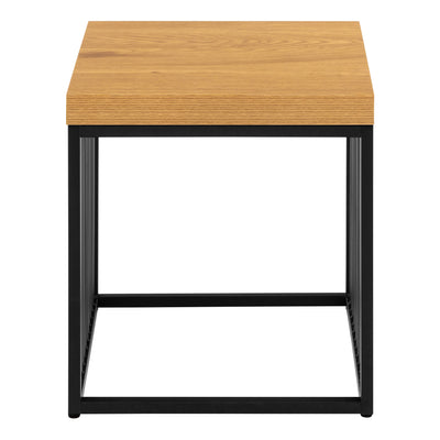 Strington Side Table in Black and Oak – FTG, view 2