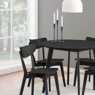 Roxby Dining Chairs in Black Set of 2 – FTG, view 5