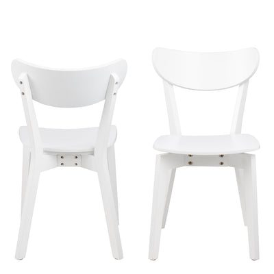 Roxby Dining Chair in White Set of 2 – FTG, view 2