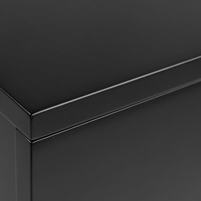 Avignon Bedside Table with 2 Drawers in Black – FTG, view 6