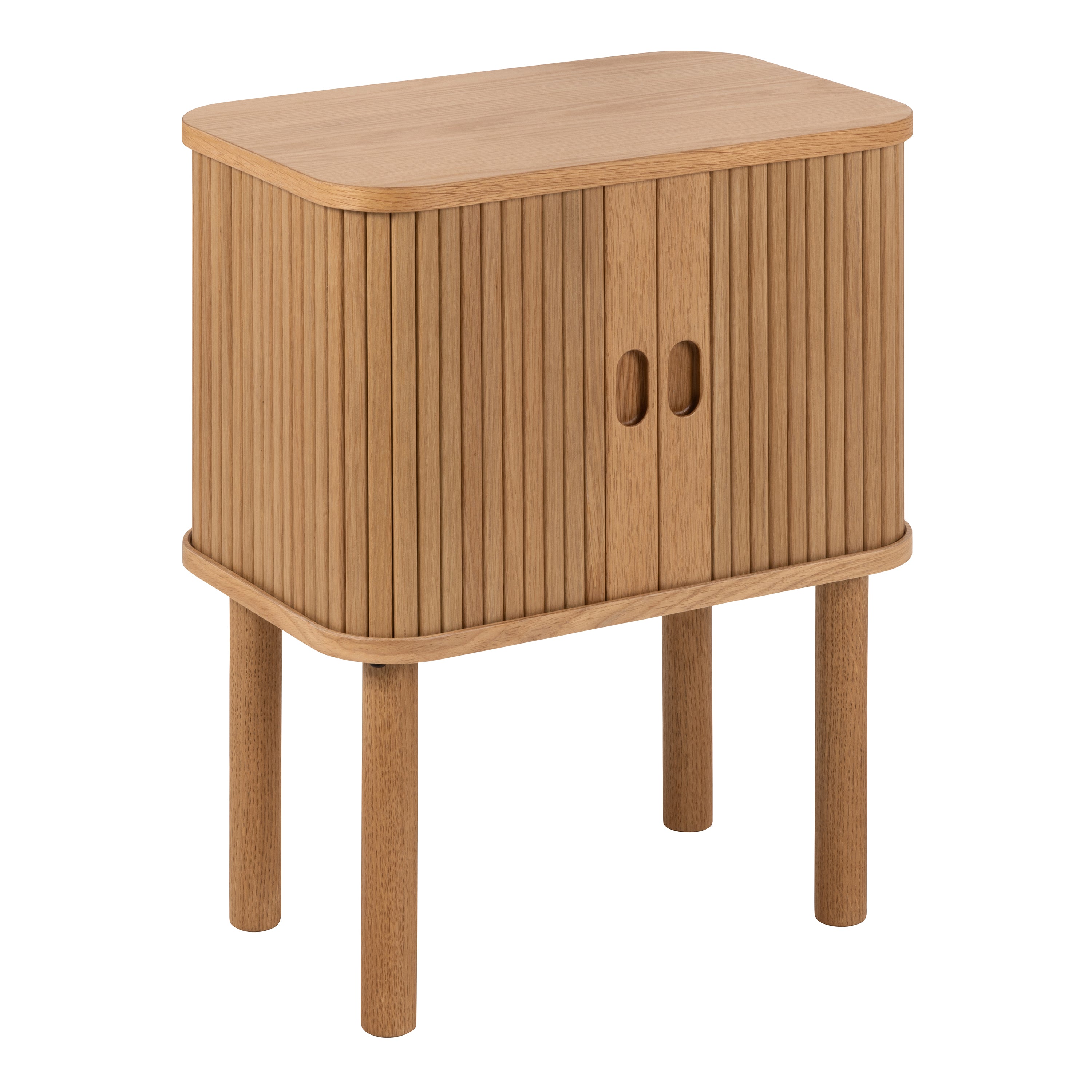 Langley Square Bedside Table in Oak – FTG