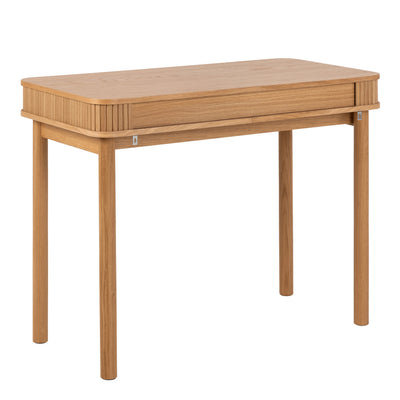 Langley Office Desk in Oak – FTG, view 3