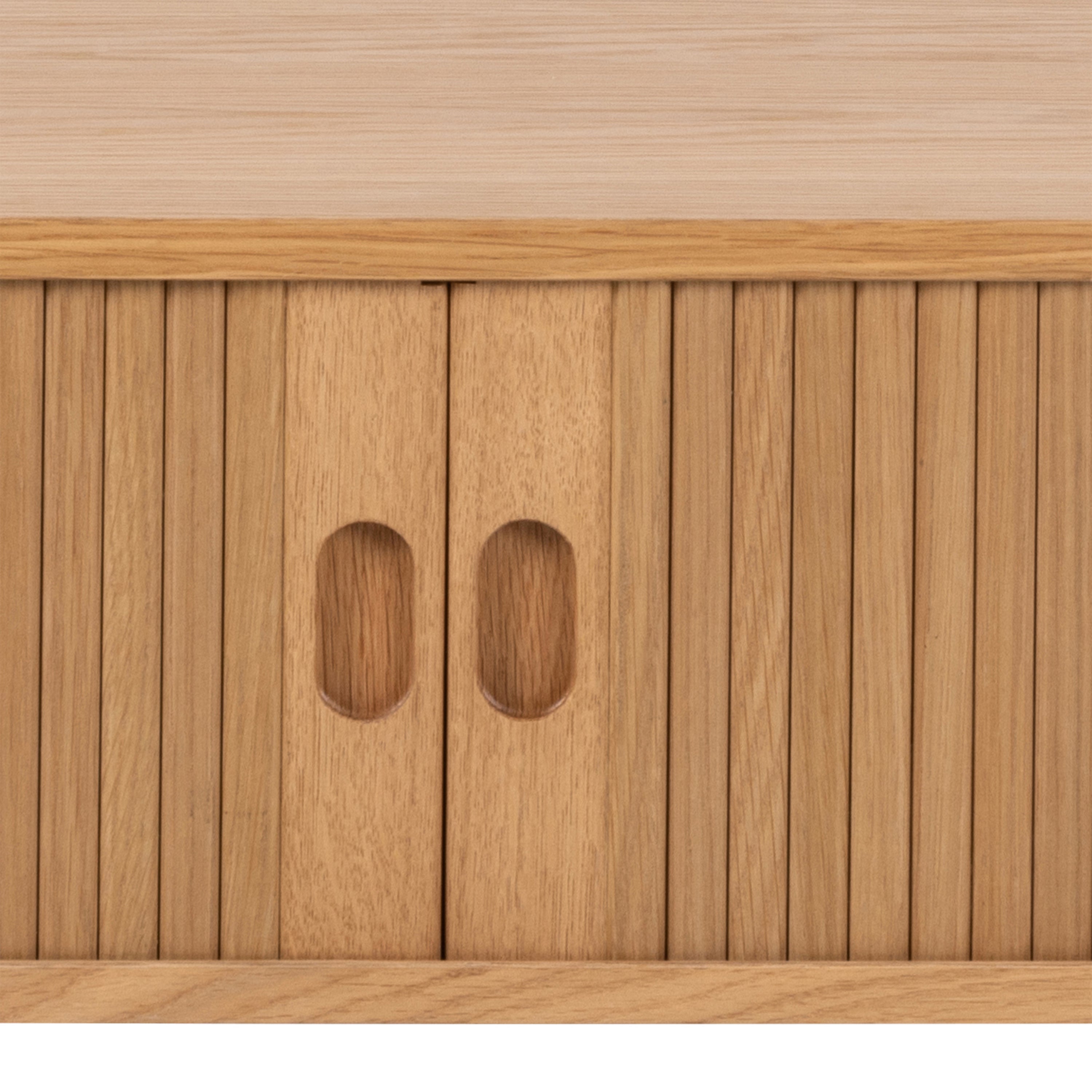 Langley TV Unit in Oak – FTG, view 8
