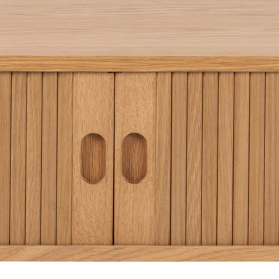 Langley TV Unit in Oak – FTG, view 8
