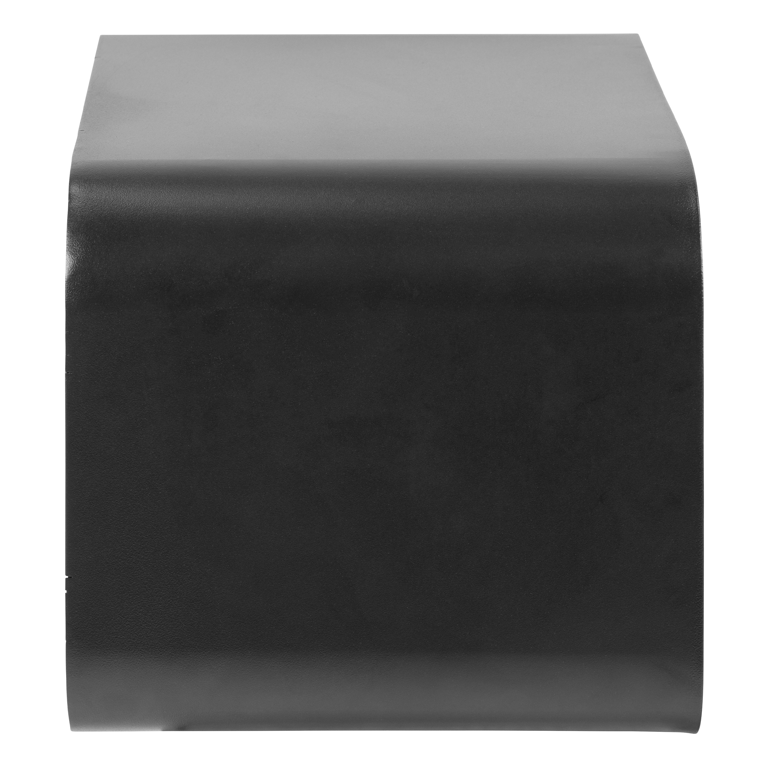 Joliet Wallmounted Bedside Table in Black and Bamboo – FTG, view 3