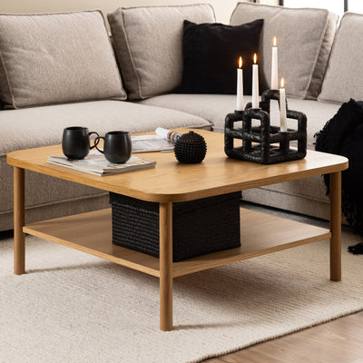 Banbury Square Coffee Table in Oak – FTG, view 4