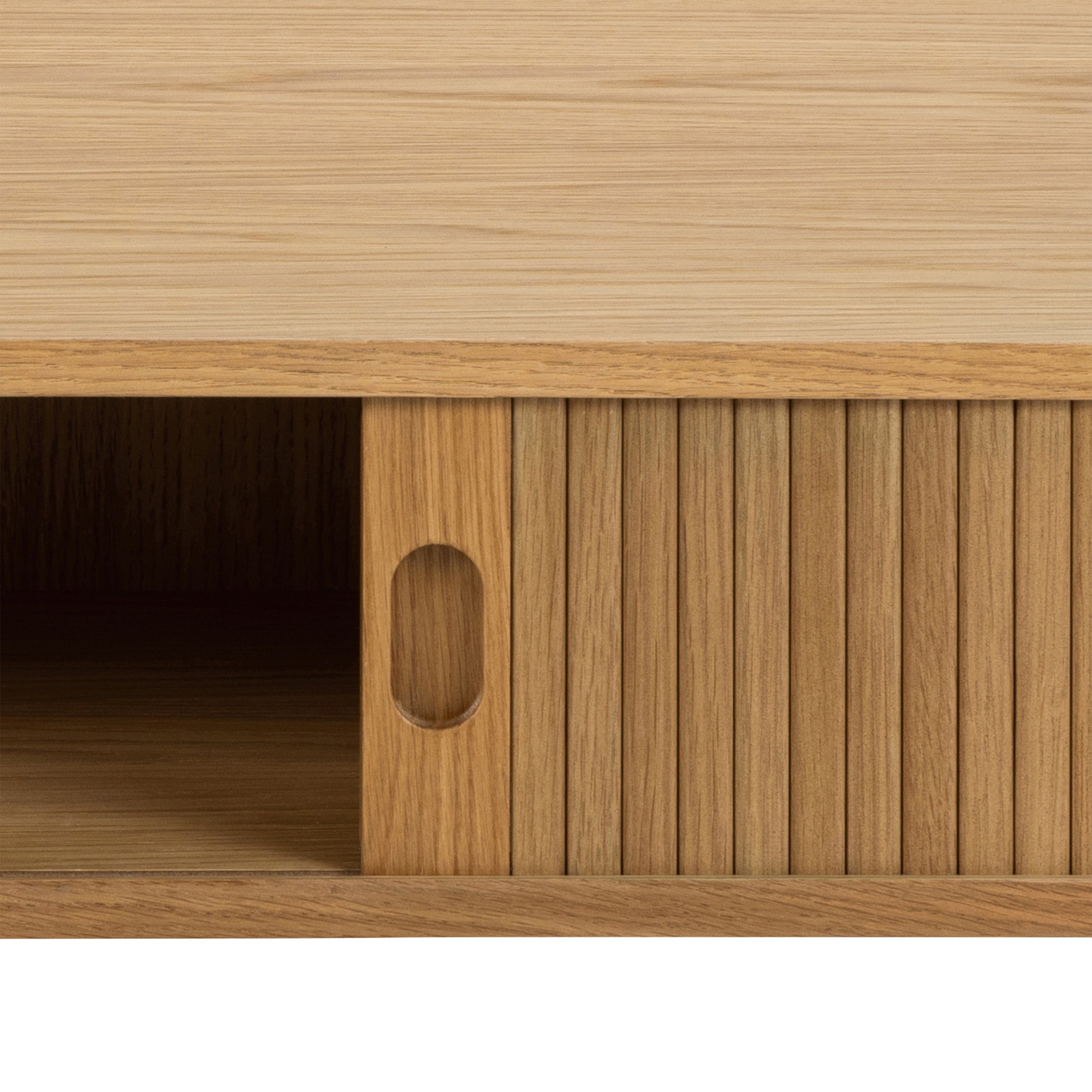 Langley  Coffee Table Sliding Door in Oak – FTG, view 5