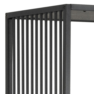 Strington Bookcase with 5 Shelves in Black – FTG, view 6